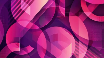 Wall Mural - an elegant abstract shapes and forms background with symmetrical organic shapes in varying hues of p