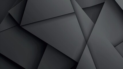Wall Mural - An elegant monochromatic abstract background with overlapping geometric shapes in subtle gradients of gray, providing a minimalist and refined aesthetic.