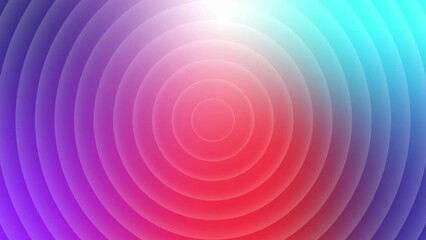 Wall Mural - vibrant abstract background featuring concentric circles in gradient colors of red, blue, and purple