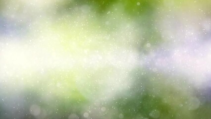 Canvas Print - beautiful sunny green glowing spring season nature bokeh light loop motion copy space animation back