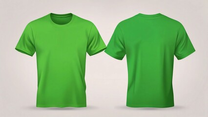 Poster - front and back t-shirt vector background illustration