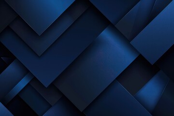 Wall Mural - Modern black blue abstract background. Minimal. Color gradient. Dark. Web banner. Geometric shape. 3d effect. Lines stripes triangles. Design - generative ai