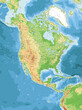© pbardocz - North America terrain map. Super high quality. Detailed with thousands of place name labels.