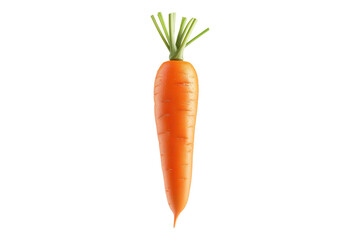 Sticker - Carrot isolated on white background