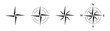 © Cezar_911 - Compass icons, symbol. Vector compass illustration.