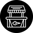 © designing ocean - Vector Design Ice Cream Stall Icon Style