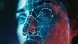 © somchai20162516 - Facial recognition system with facial recognition interface and 3D scanning.
