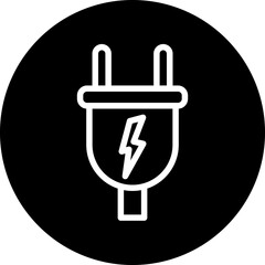 Poster - Vector Design Power Plug Icon Style