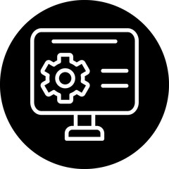Wall Mural - vector design software development icon style