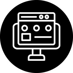 Wall Mural - vector design landing page icon style
