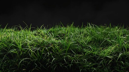 Sticker - Lush green grass in the dark