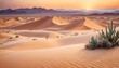 © MillionPixel$ - Sunset in the Sahara: A Stunning Desert Landscape