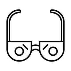 Wall Mural - Sunglasses line icon