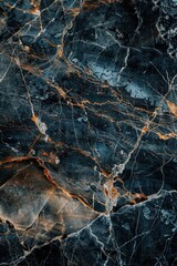 Wall Mural - Detailed close up of a black marble surface, ideal for background use