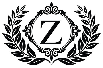 Wall Mural - Leaf Letter Z logo icon vector template design