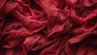 © Fotograf - Close up of red cloth on table. Suitable for textile or home decor concepts