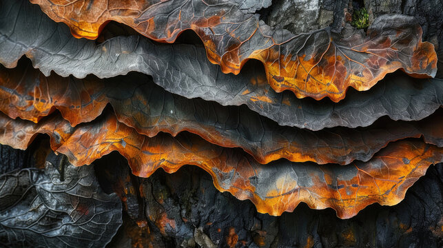 a close up of a rock that looks like a painting