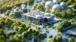 © Yuparet - Advanced carbon capture facility with green technology, emphasizing sustainable solutions for reducing carbon emissions and supporting business growth