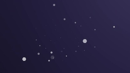 Wall Mural - Hexagon Element globe news motion background 