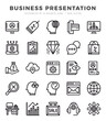 © Icon - Business Presentation Lineal icons. Vector Lineal illustration.