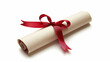 © mattegg - Rolled Up Diploma With Red Ribbon