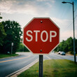 © Midknight_Black - stop sign on the road