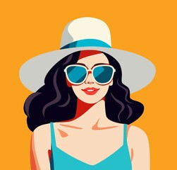 girl with sunglasses