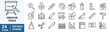 © Ruslan Ivantsov - Creative tools line web icons. Art, creativity and graphic design related editable stroke.