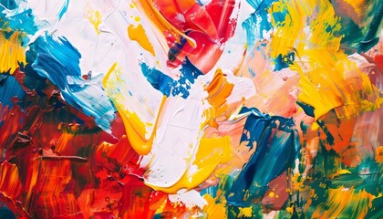 Vibrant Abstractions: Acrylic Hand-Painted Background