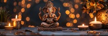 Colorful Ganesh Chaturthi Processions With Elaborate Idols And Traditional Attire