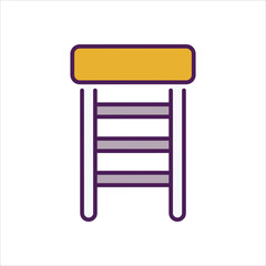 Sticker - Ladder vector icon