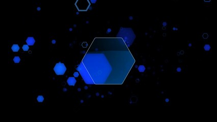 Wall Mural - Hexagon Element media 