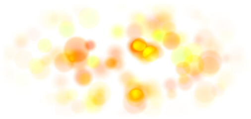 isolate bokeh light gold on transparent backgrounds png