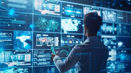 Incident management, business technology concept. Operational excellence in IT operations. Process of efficiently identifying, diagnosing and resolving unexpected problems that occur in IT systems.