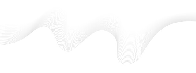 Wall Mural - grey wave swirl, frequency sound wave, twisted curve lines with blend effect. abstract grey wave lin