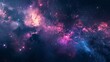 © Analogue - A cosmic pattern design that integrates repeating motifs of stars and galaxies, creating a seamless and visually appealing representation of the universe.