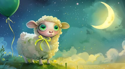 festival, greeting, islam, islamic, three-dimensional, sheep, eid, illustration, celebration, background, arabic, muslim, ramadan, sacrifice, decoration, design, holiday, calligraphy, gold, lantern, p