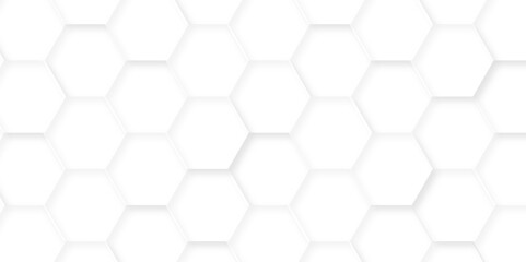 	
Abstract 3d background. Abstract white background with hexagons. Abstract hexagon polygonal pattern background vector. seamless bright white abstract honeycomb background.