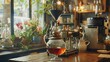 © Boraryn - Artisanal coffee brewing with siphon coffee maker in a cozy cafe