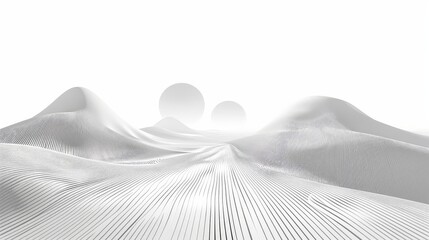 Wall Mural - an abstract horizon background with perspective drawing, featuring converging lines and depth illusi