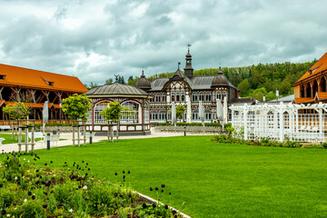 Wall Mural - Sommerliche Wanderung durch die Kurstadt an der Werra bei Bad Salzungen und ihrer einzigartigen Landschaft - Thüringen - Deutschland