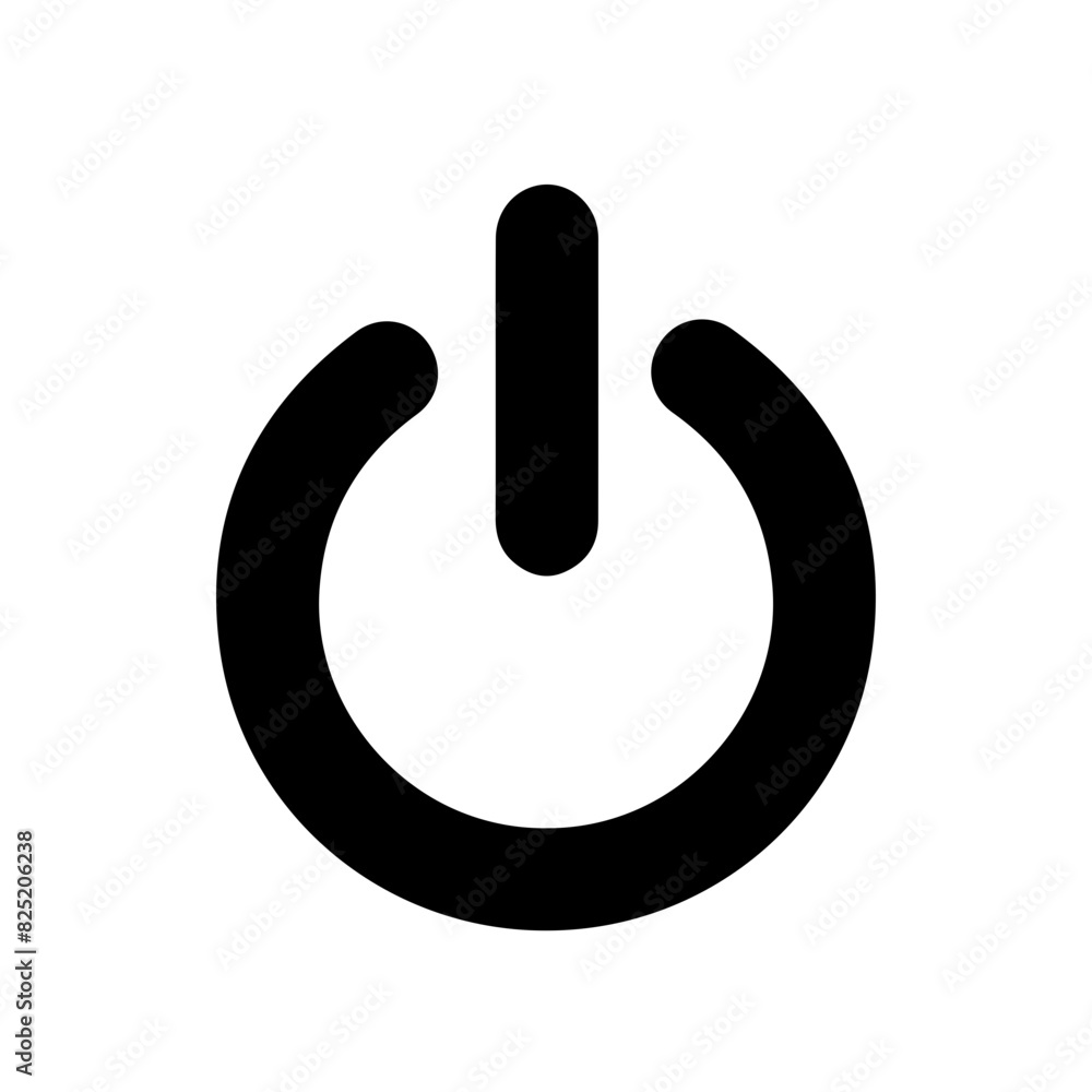 Black And White Power Button Svg, Clipart, Switch Off Digital Download ...