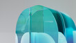 © Robert Kohlhuber/Stocksy - Abstract 3D render of a colorful, glassy sculpture