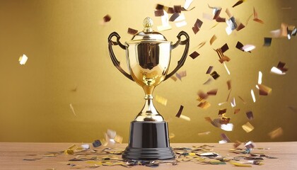 Wall Mural - golden trophy