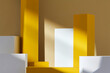 © Marc Tran/Stocksy - White and yellow abstract background texture design pattern
