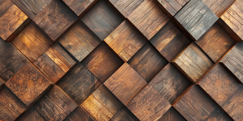 a diamond-shaped, tile wallpaper with a soft sheen. wall background composed of wood and timber bloc