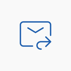 mail forward arrow send icon