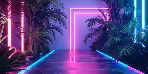abstract neon concept background