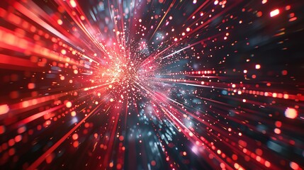 Abstract technology background showcasing high speed global data transfer, ultra-fast broadband connections, digital explosion, and cyber tech motion.