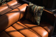 © A.J. Schokora/Stocksy - Orange Sofa
